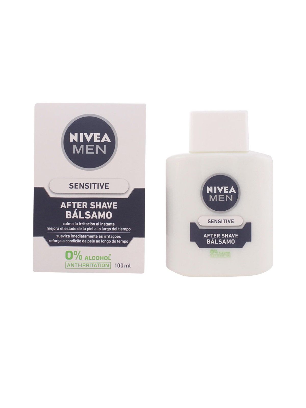 Nivea MEN SENSITIVE aftershave balm 0 alcohol 100ml uomo