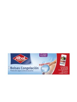 Albal Sacchetti per Congelazione Grandi con Triplo Strato 15 U unisex
