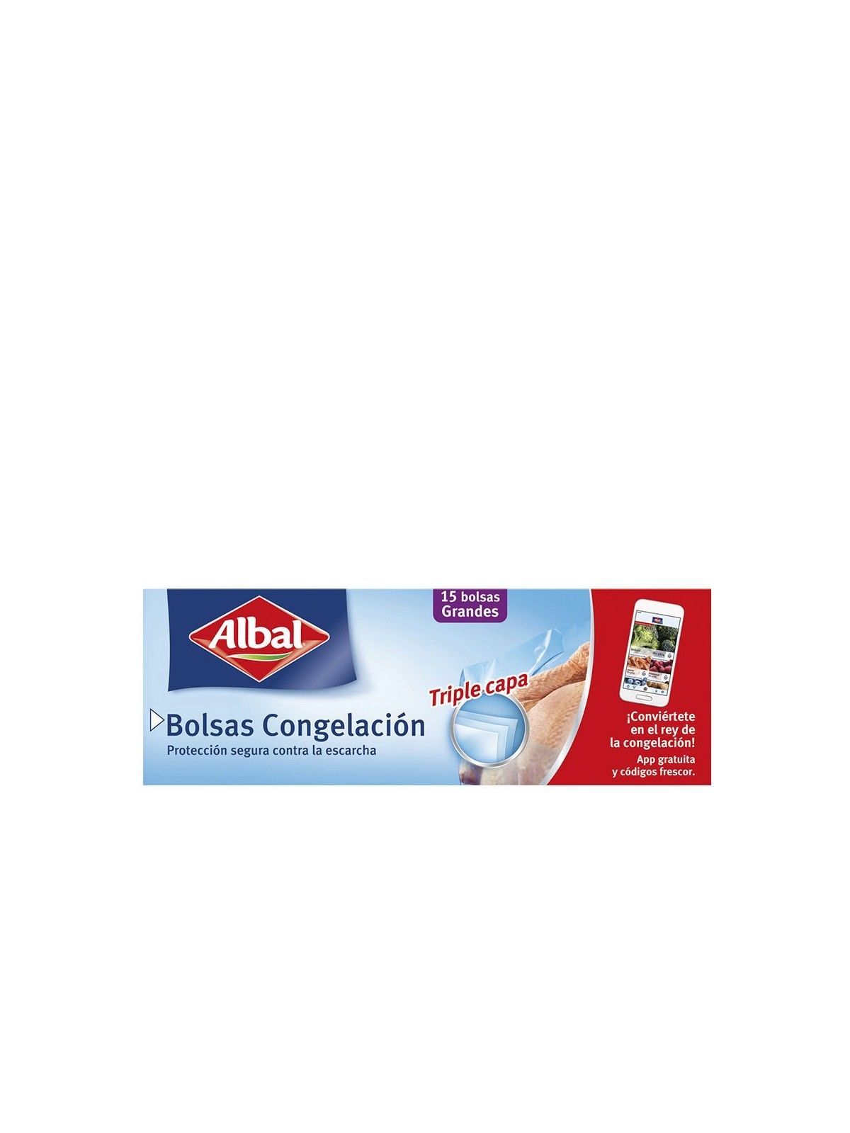 Albal Sacchetti per Congelazione Grandi con Triplo Strato 15 U unisex