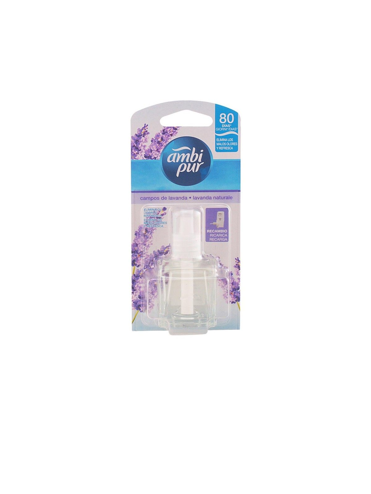 Ambi Pur ELECTRICO Deodorante Ambiente Ricarica - Campi di Lavanda 21,5ml