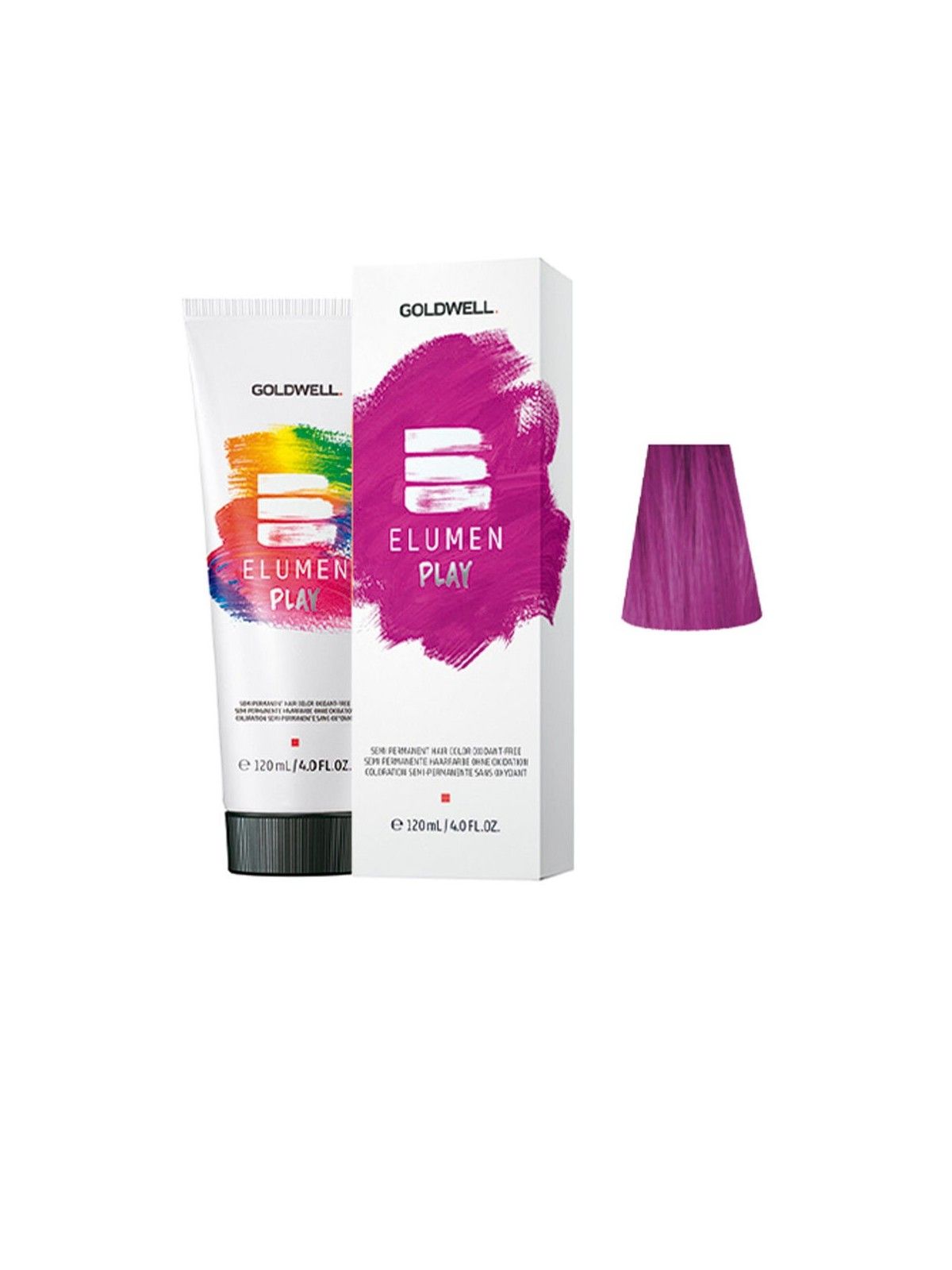 Goldwell ELUMEN PLAY colore permanente rosa 120 ml Unisex