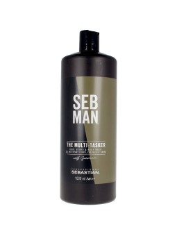 Sebastian Professional SEB MAN The Multitasker Hair Beard Body Wash Shampoo 1000ml