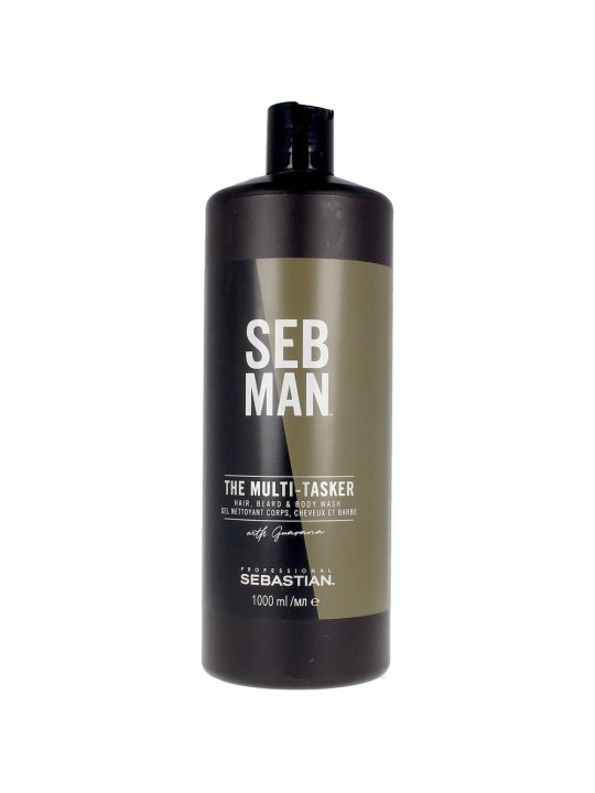 Sebastian Professional SEB MAN The Multitasker Hair Beard Body Wash Shampoo 1000ml