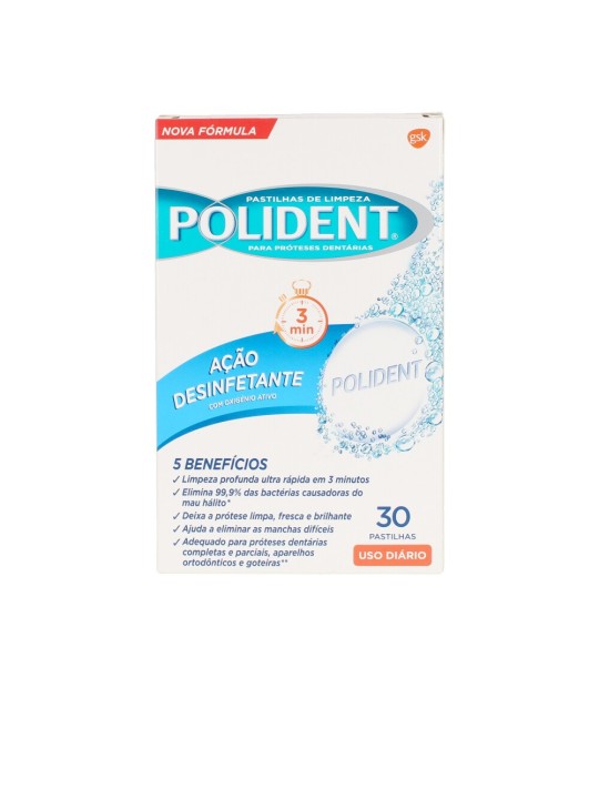 Pastiglie pulenti Polident 30 pz