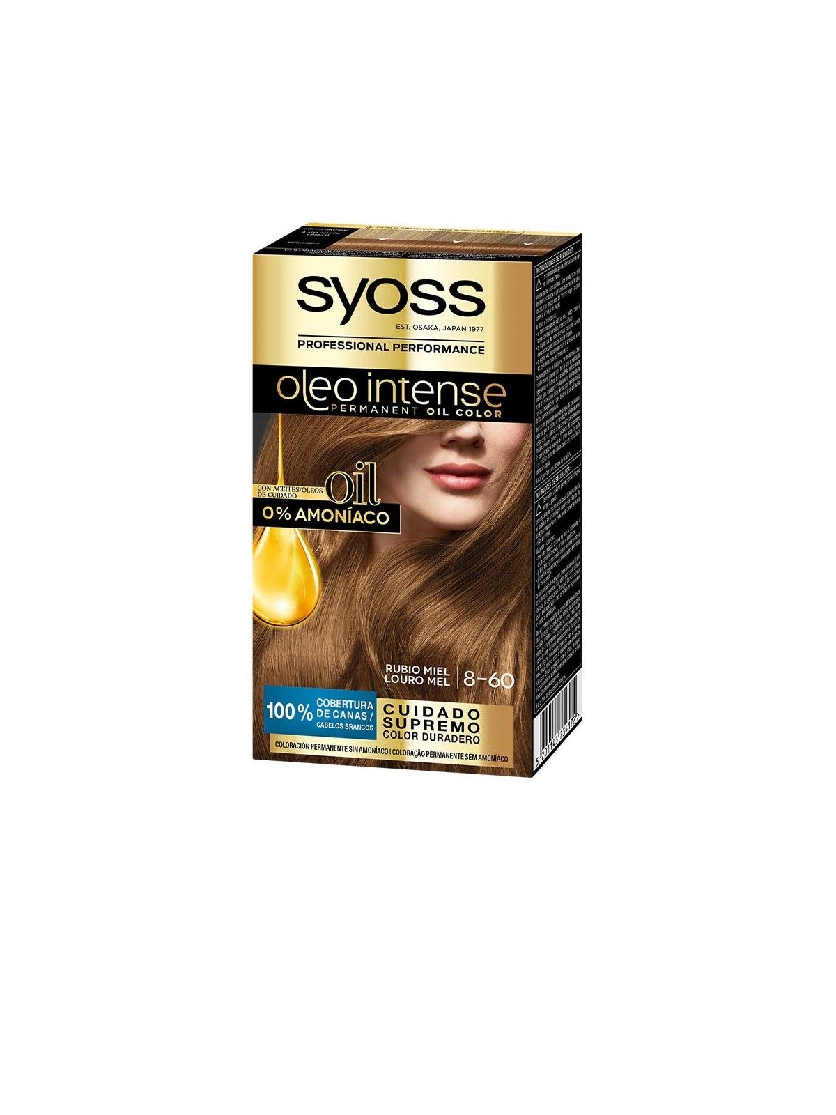 Syoss OLEO INTENSE colore capelli 8.60 biondo miele