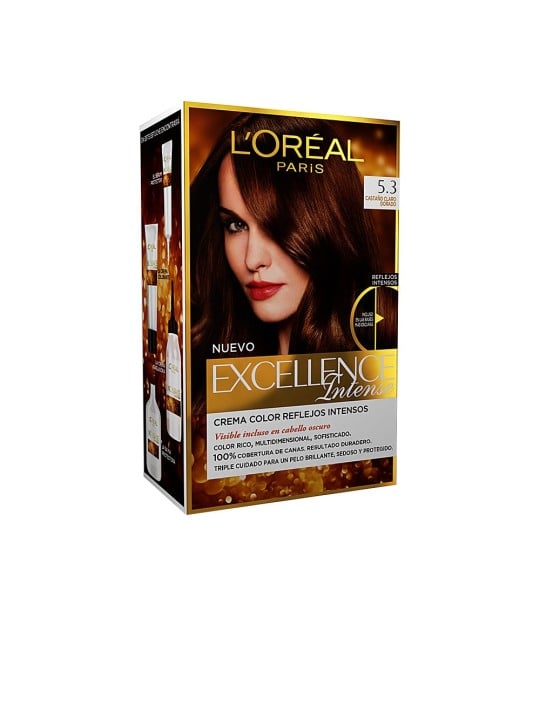 L'Orï¿½ï¿½al Paris EXCELLENCE Crema tinta 5,3 castano chiaro dorato 1 unitï¿½ï¿½ unisex