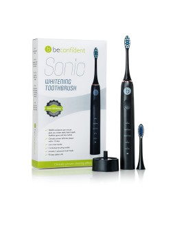 Spazzolino elettrico Beconfident SONIC sbiancante nerooro rosa