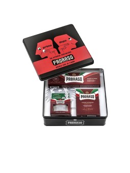 Proraso Set regalo classico per rasatura al sandalo rosso uomo Proraso www.essenzetotalstyle.com 