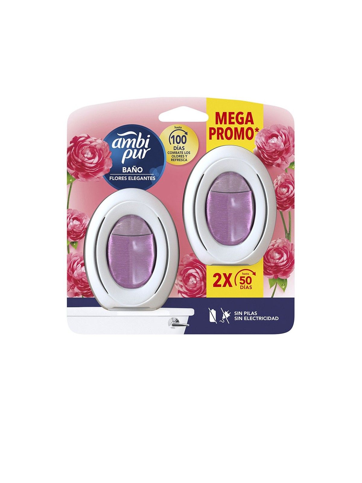 Ambi Pur Amb Ambipur Bagno Fiori Eleganti Pack Risparmio unisex