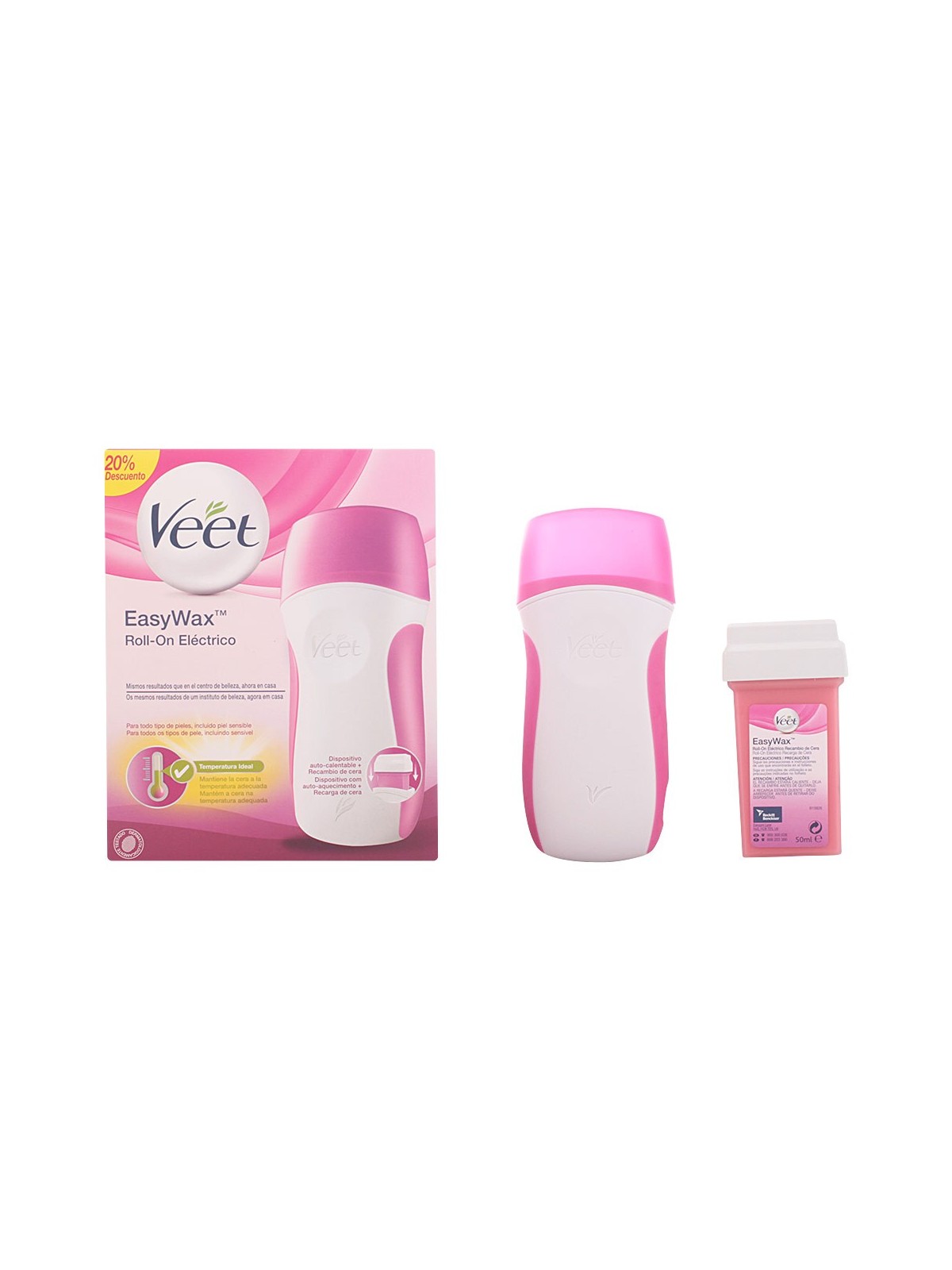 Veet EASY WAX Kit Donna per RollOn Elettrico