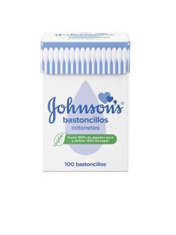 Bastoncini Johnson's Baby in Cotone Puro 100 unitï¿½ï¿½ Unisex
