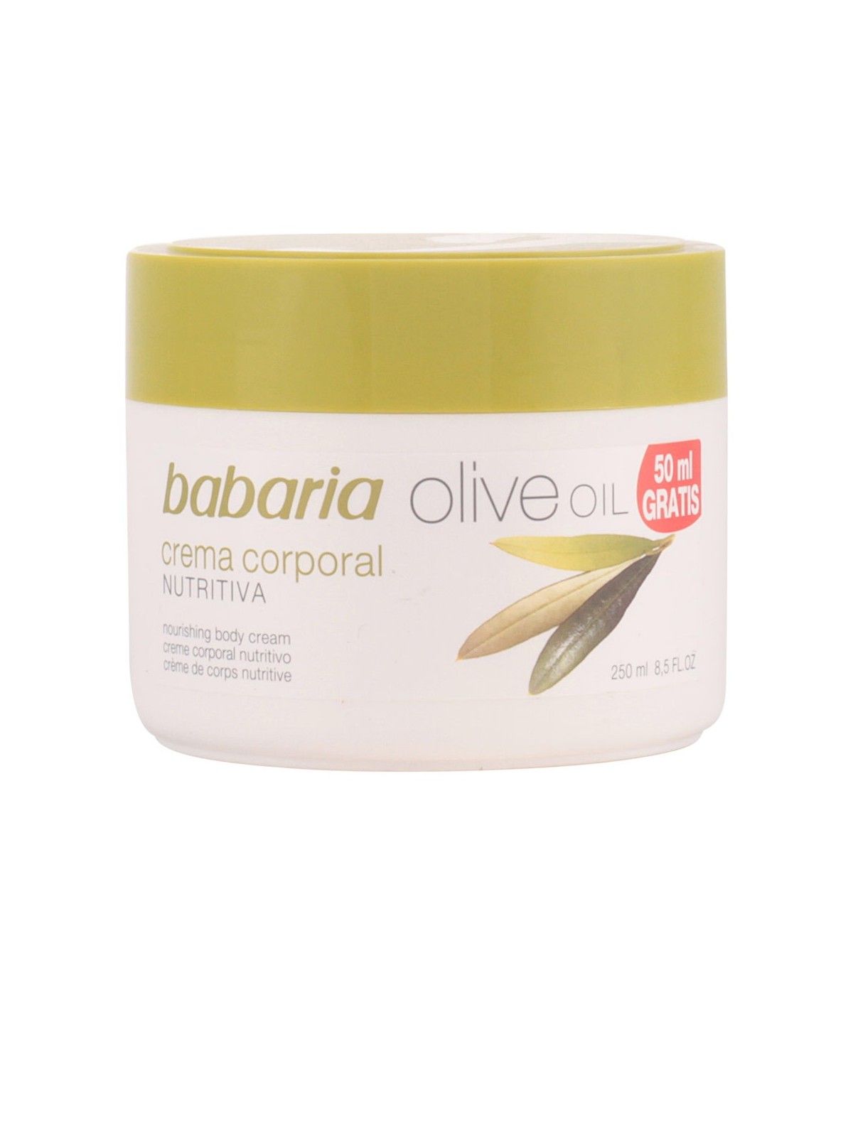 Babaria Olive Oil Moisturising Body Cream 250 ml
