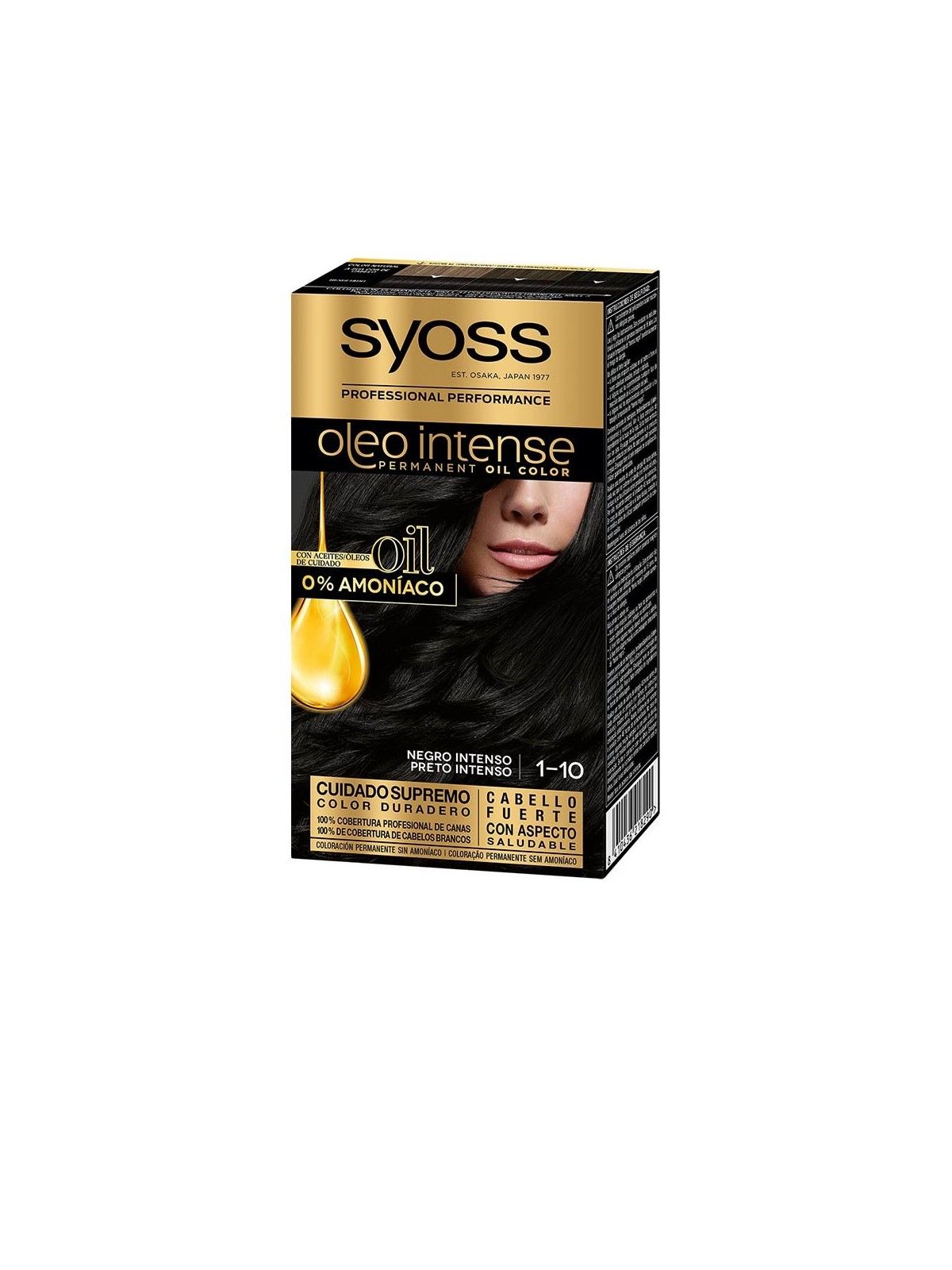 Syoss OLEO INTENSE ammonia-free hair color 110 intense black