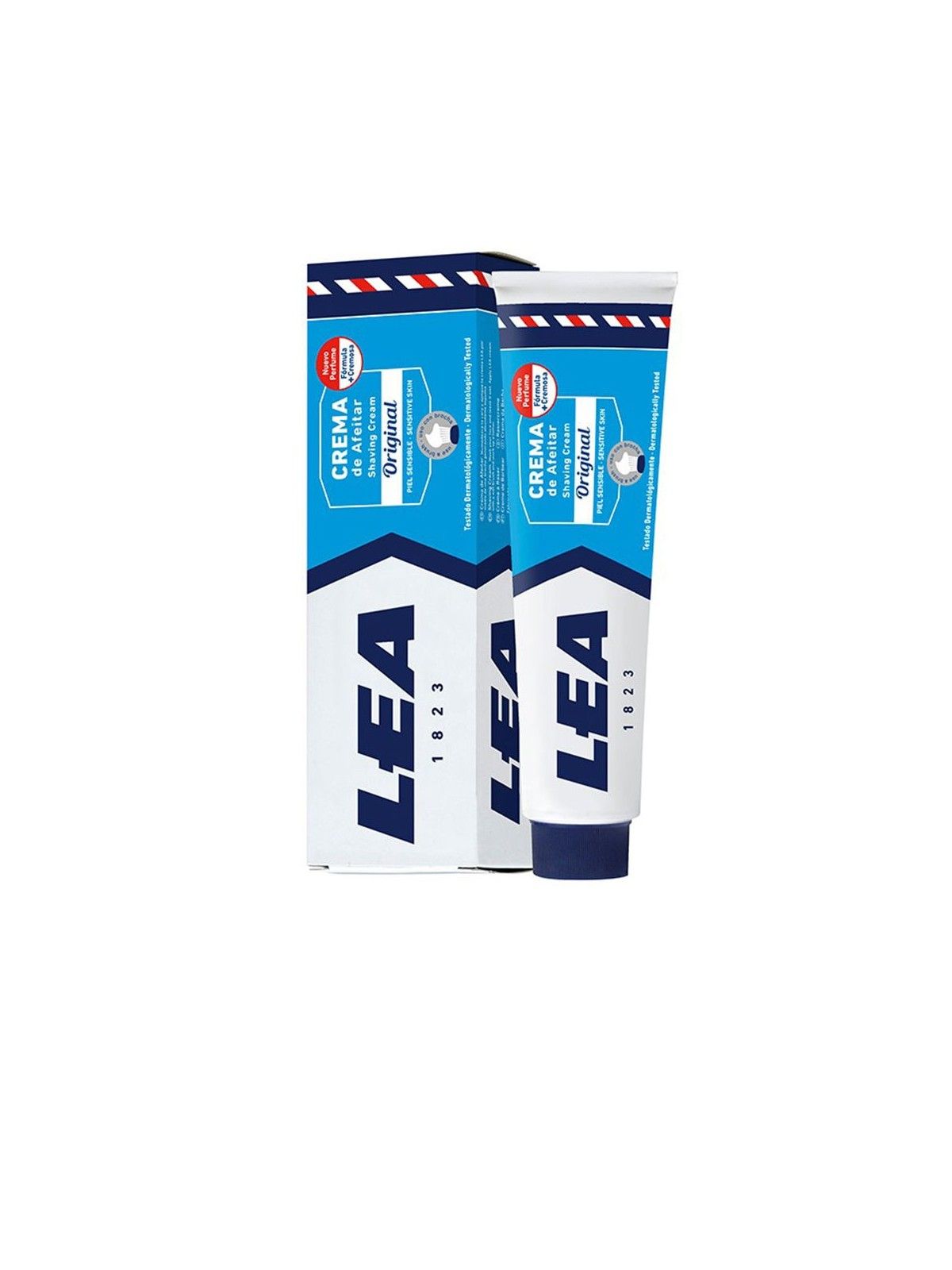 Lea SENSITIVE SKIN crema da barba con pennello 100 gr uomo