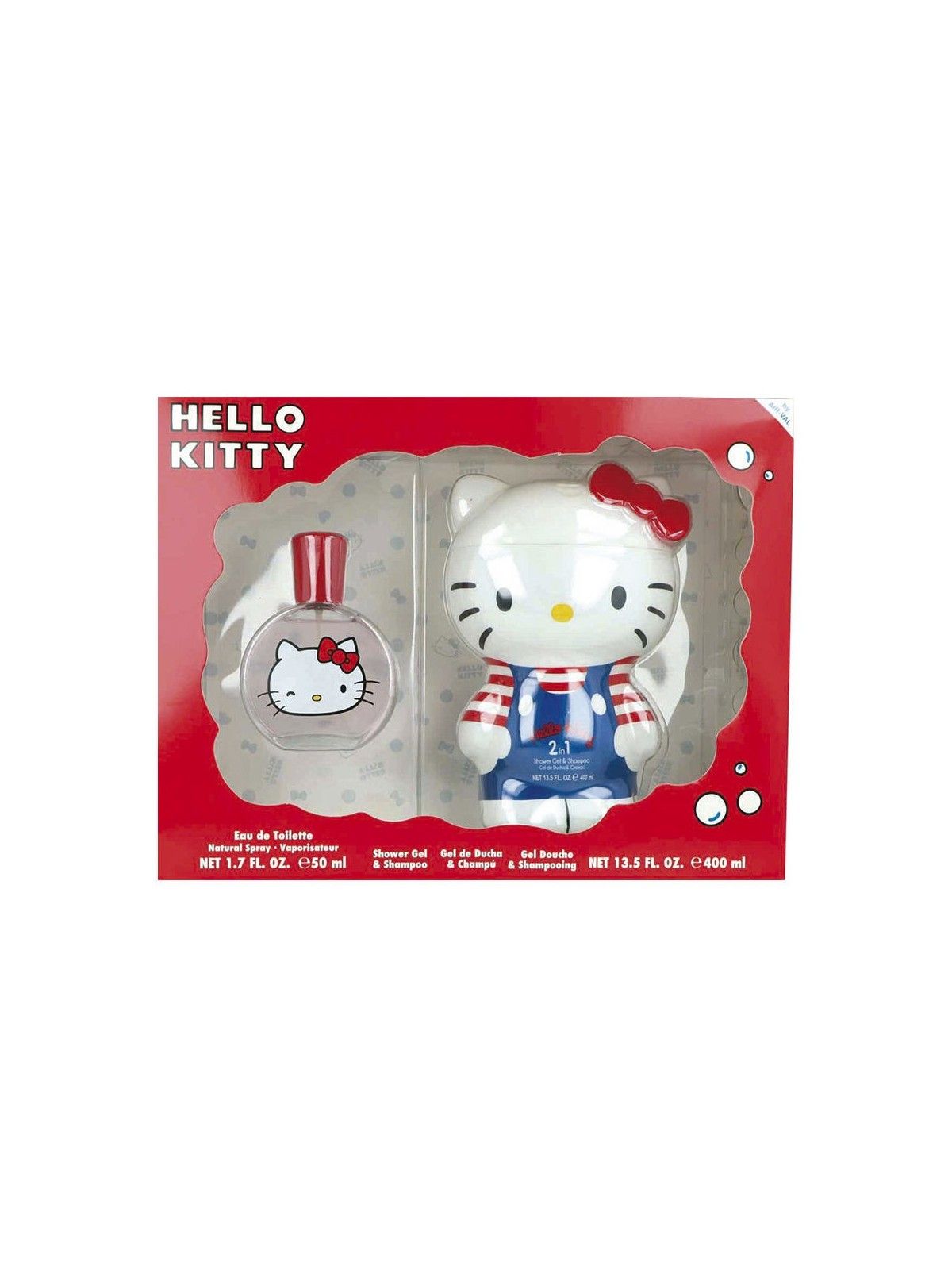 HELLO KITTY SET COLOGNE SHOWER GEL LOTTO 2 unit unisex