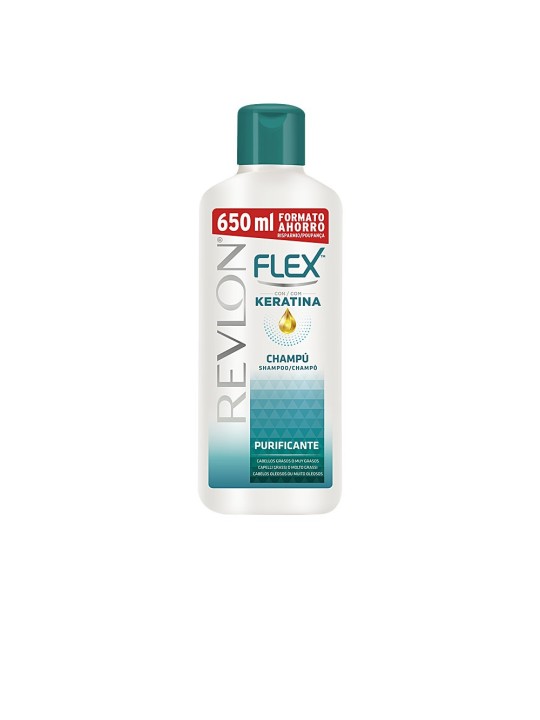 Revlon Mass Market FLEX KERATIN shampoo purificante per