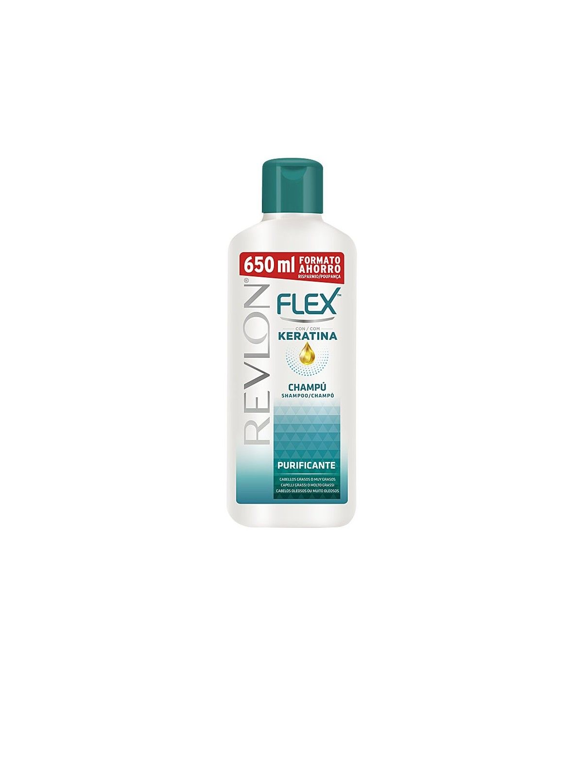Revlon Mass Market FLEX KERATIN shampoo purificante per