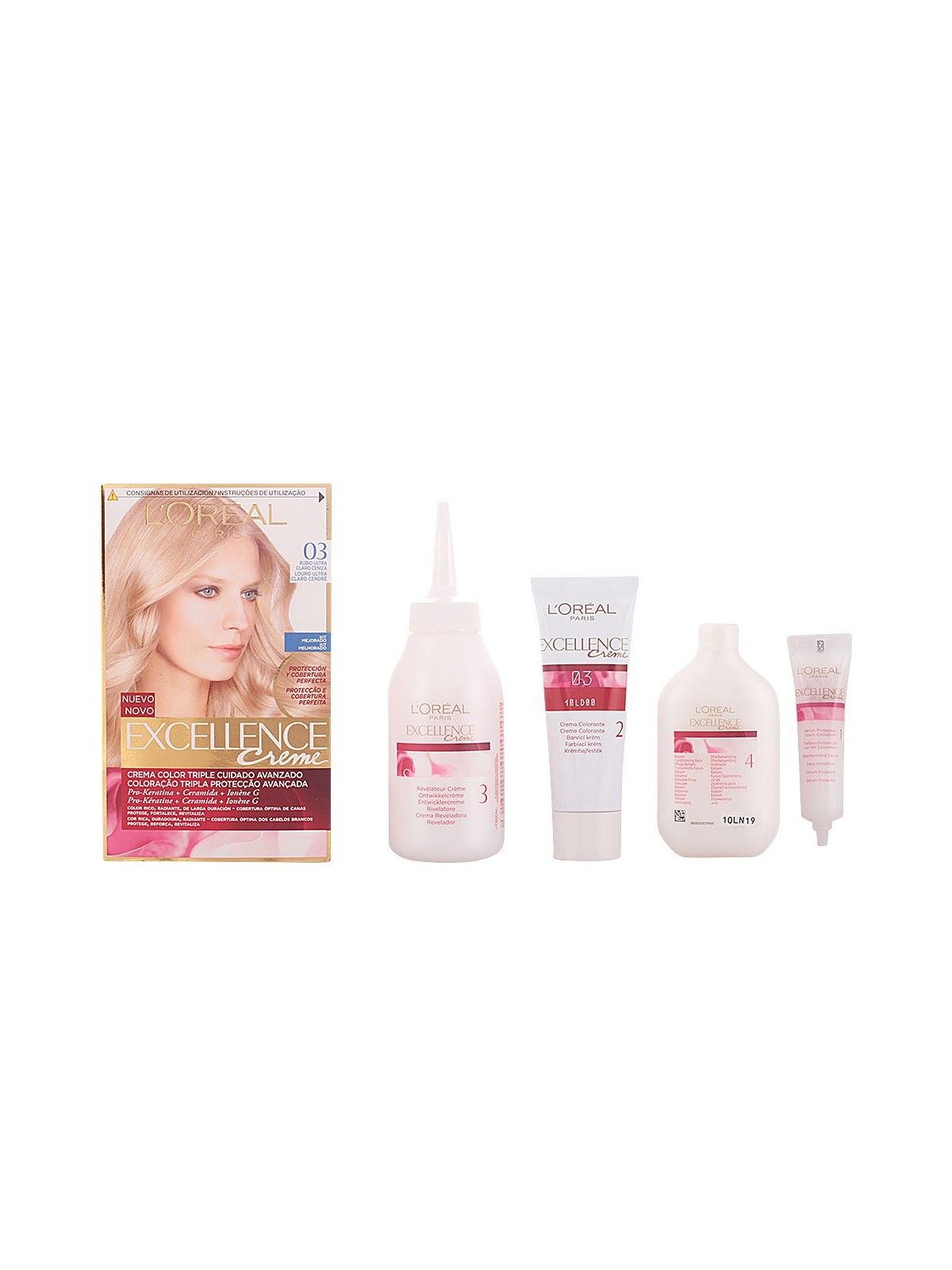 L'Orï¿½ï¿½al Paris EXCELLENCE Creme: Tinta 03 Biondo ULTRA Chiaro Cenere 192ml