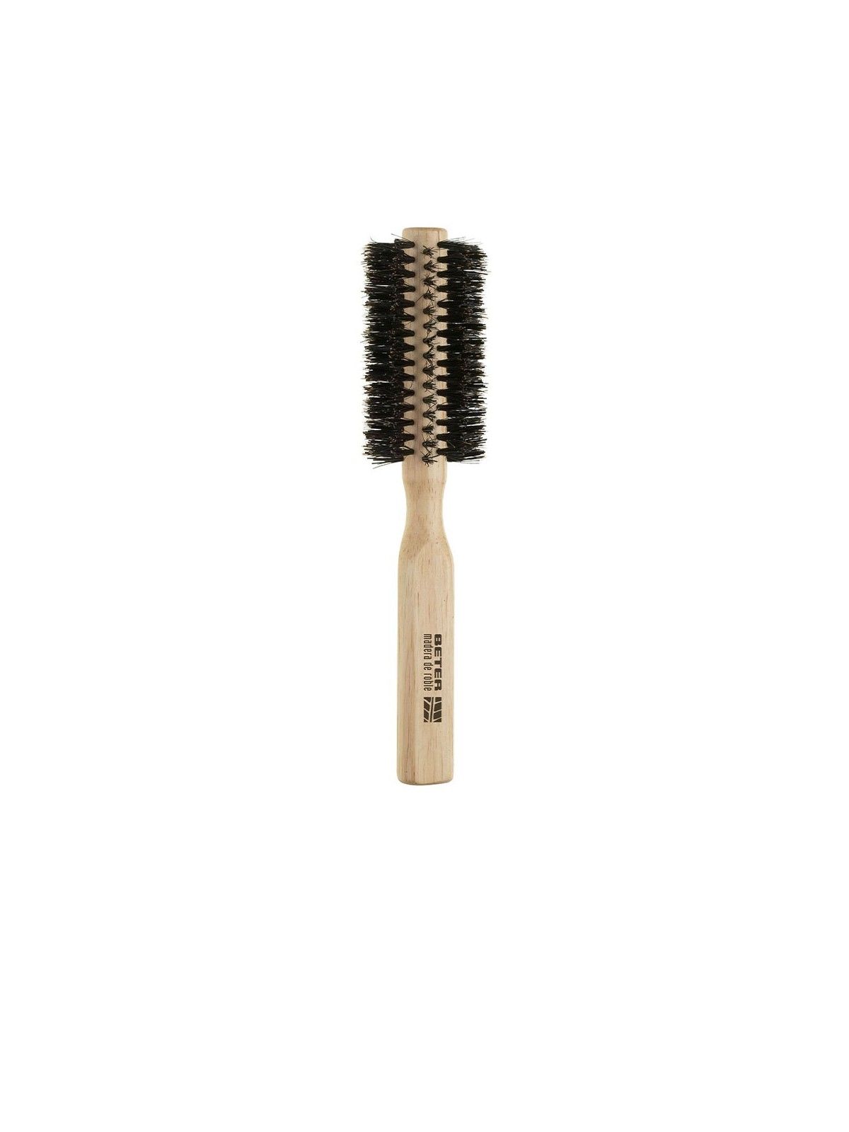 Beter SPAZZOLA ROTONDA punte miste manico in legno Oak 45 mm donna