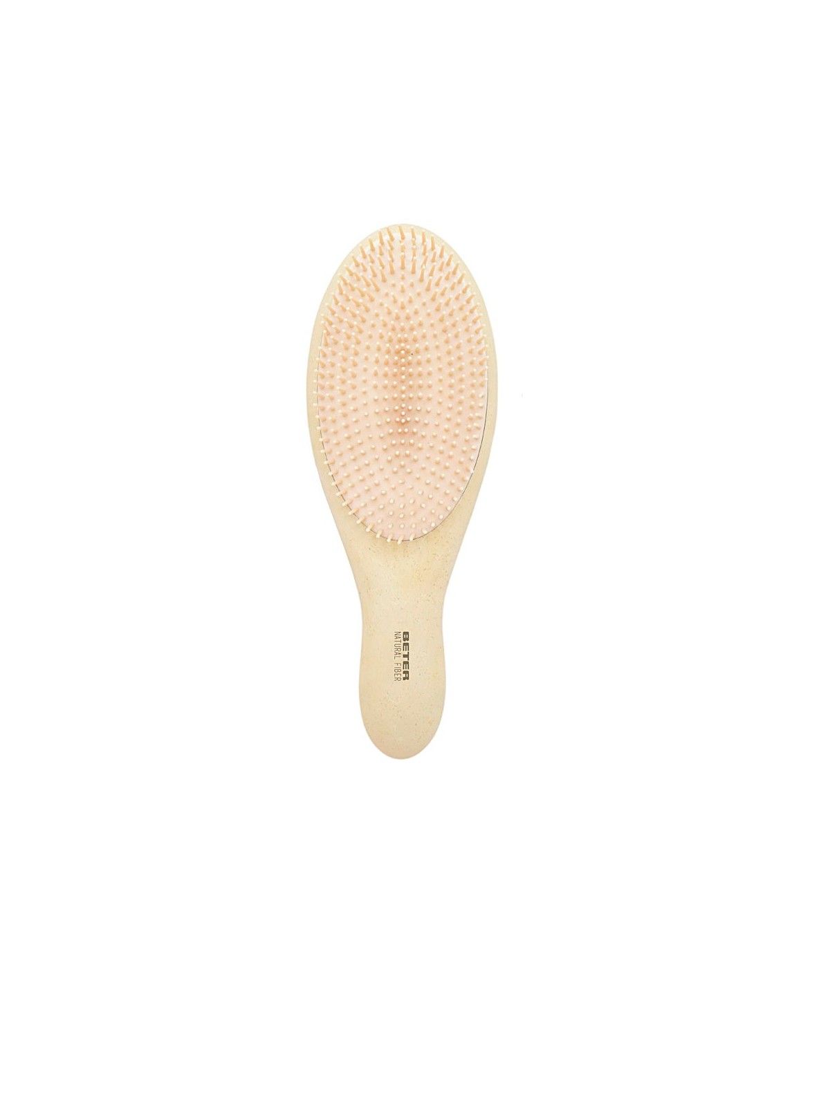 Spazzola districante in fibra naturale beige