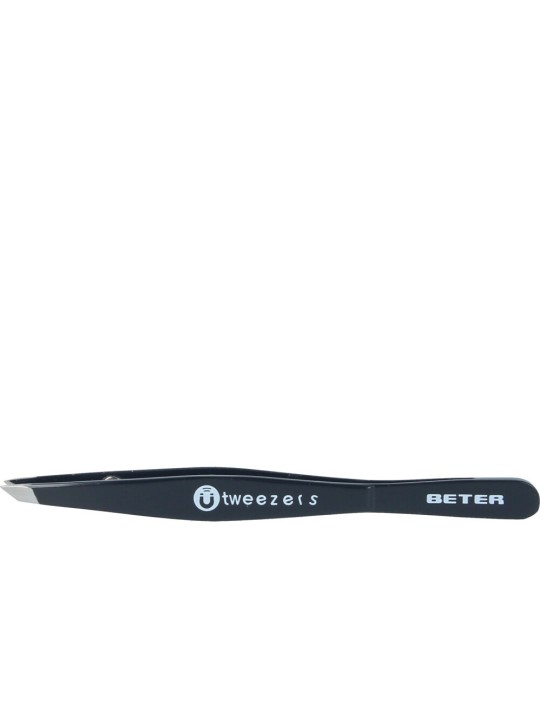 Beter PINZA per depilazione magnetica con punta obliqua nera 1 unit unisex