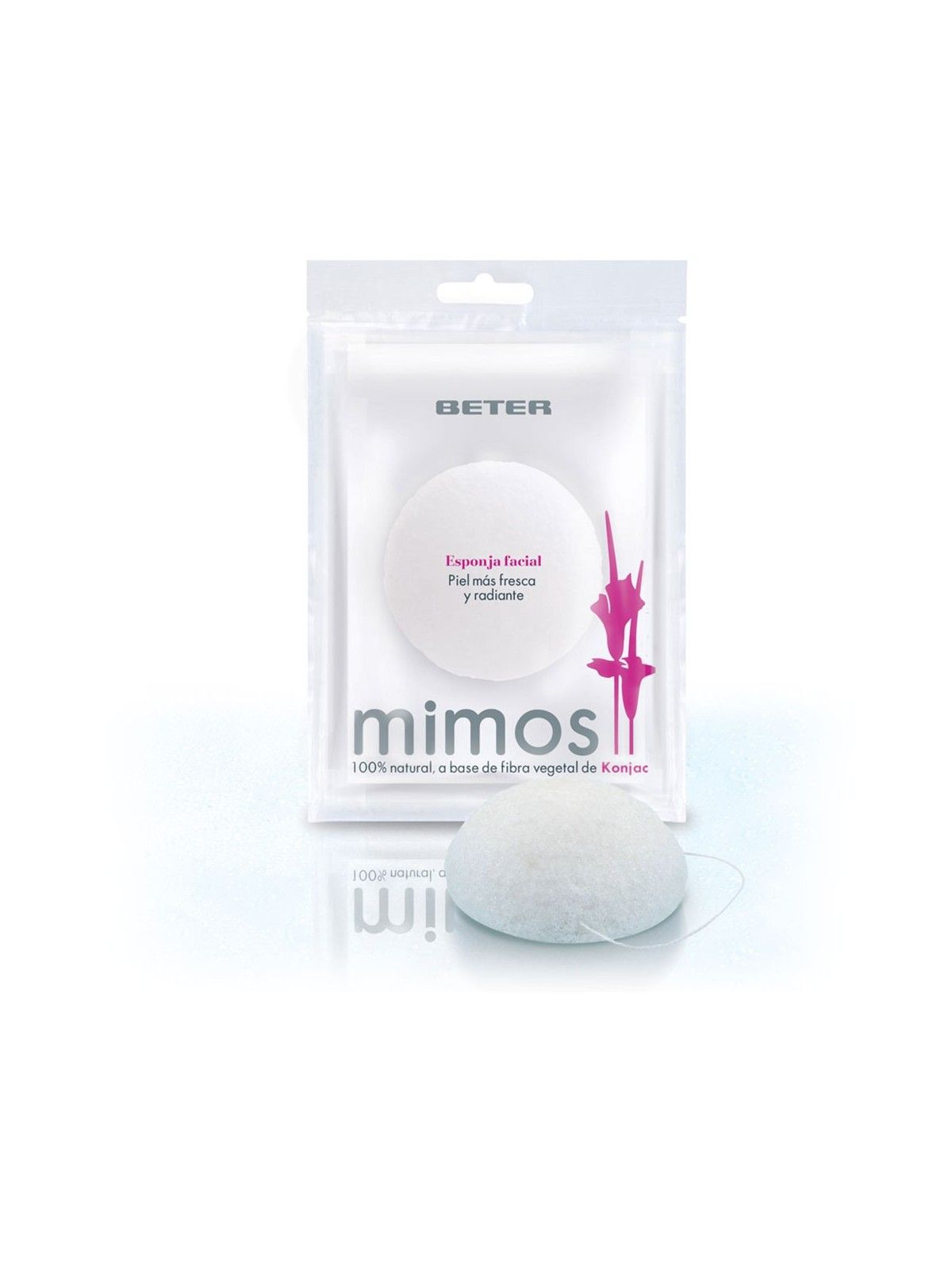 Beter Spugna per il Viso Konjak Mimos Spugna Detergente per Tutti i Tipi di Pelle Donna