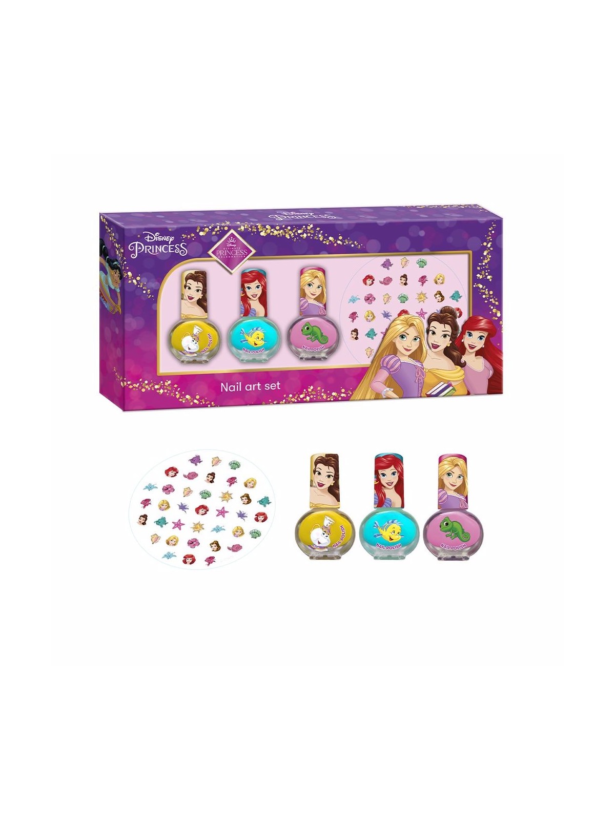 Cartoon PRINCESSE DISNEY SET UNGHIE 4 unitï¿½ï¿½