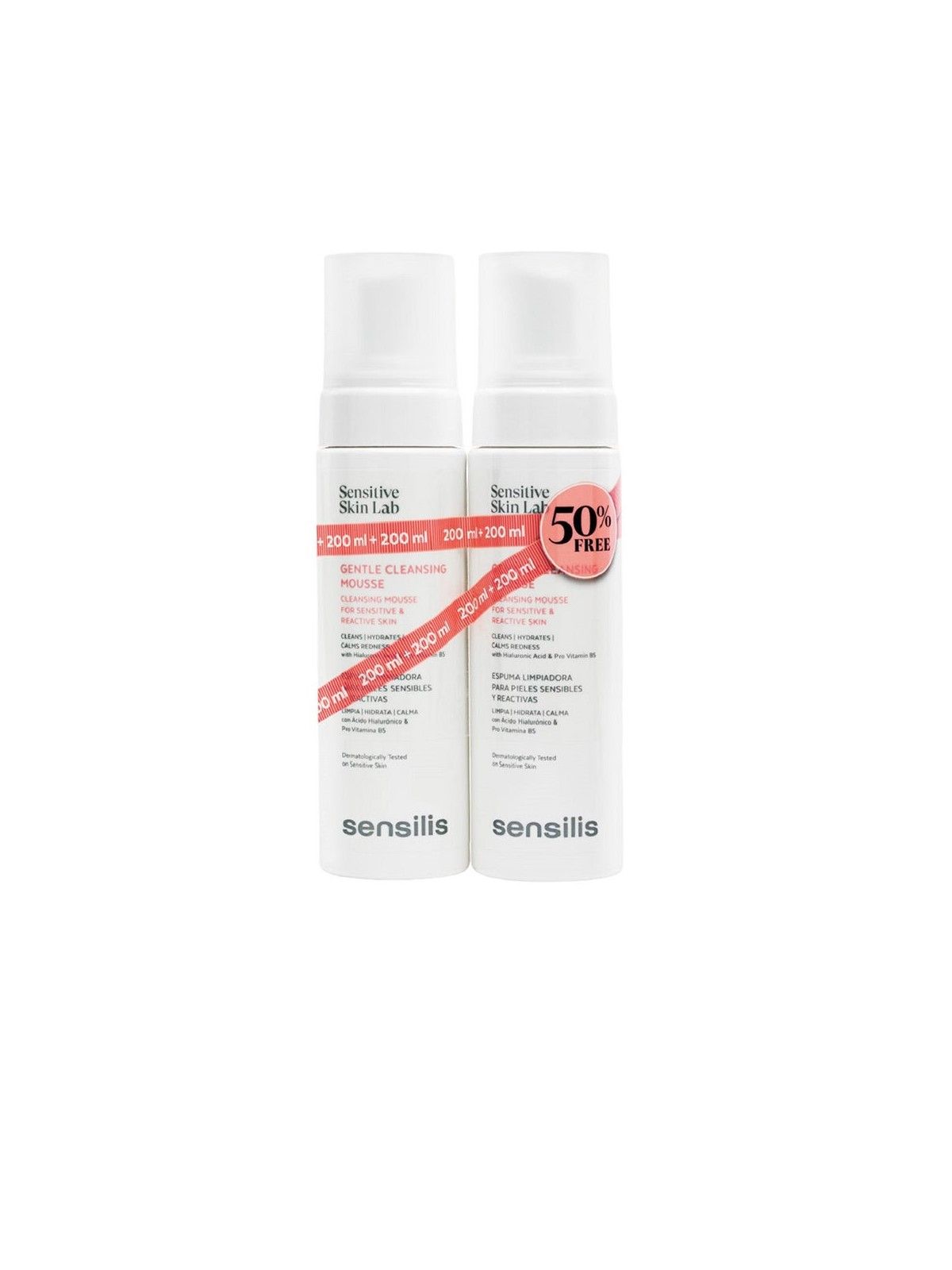 Sensilis Gentle Cleansing Mousse 2 x 200ml