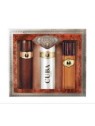 Cuba Cofanetto Regalo Cuba Gold eau de toilette 100 ml Dopobarba Cuba Gold 100 ml e deospray Cuba Gold 200 ml uomo 100ml