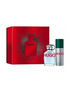 Hugo Boss Hugo Man Giftset 225ml eau de toilette Spray 75ml-Deo Spray 150ml