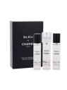 Chanel Bleu De Chanel Pour Homme Giftset uomo 60ml 3x eau de parfum Spray 20ml Refill - Travel Sprays