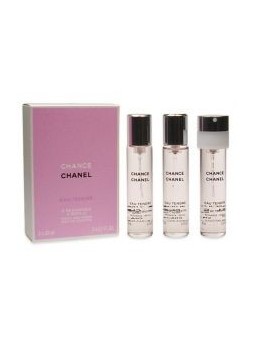 Chanel Chance Eau Tendre Giftset donna 60ml 3x eau de toilette Spray Refill 20Ml - Twist and Spray