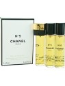 Chanel No 5 Giftset donna 60ml 2x eau de toilette Spray Refill 20Ml-1x eau de toilette Spray 20Ml- Twist and Spray - Purse Spray
