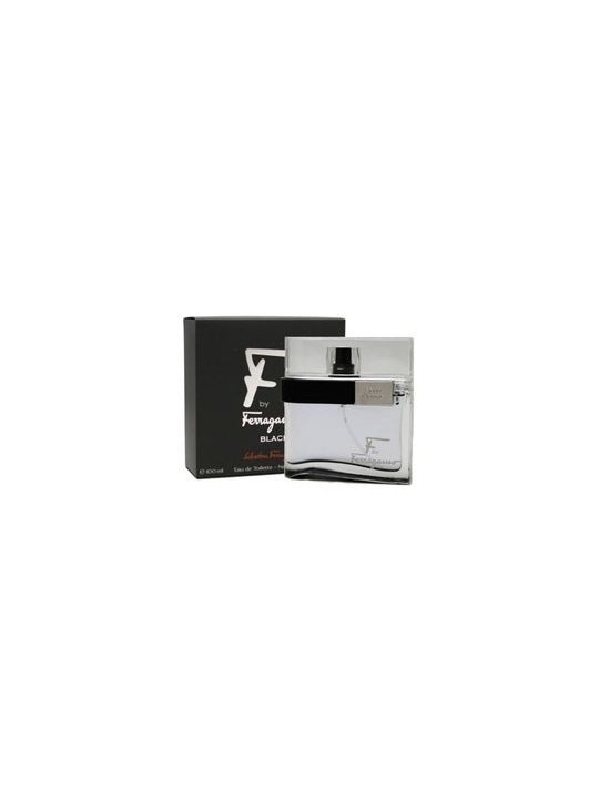 S. Ferragamo F By Ferragamo Black Eau de Toilette Spray Uomo 100ml