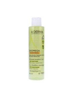 A-Derma Exomega Control Emollient Cleansing Gel Duo Set 200ml