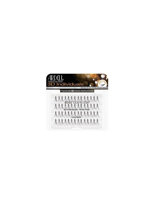 Ardell 3D Individuals Duralash Medium Black Lashes 56 units