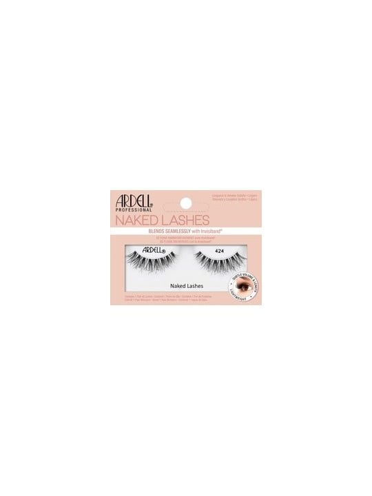 Ardell Naked Lashes 424 Ciglia finte per un look naturale donna 1 unit Black