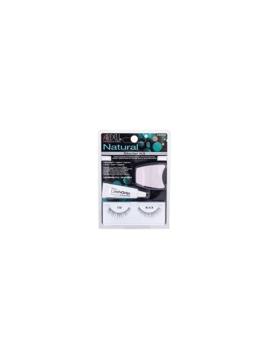 Ardell Natural Starter Kit Set per ciglia finte donna 101 Demi Wispies Black