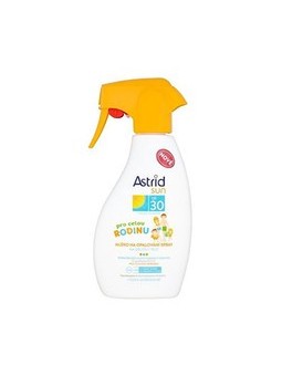 Astrid Sun OF 30 Latte Famiglia per prendere il sole in Spray donna 270ml