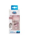 Bottiglia anti-colica rosa Canpol Babies Bonjour Paris Easy Start 120 ml