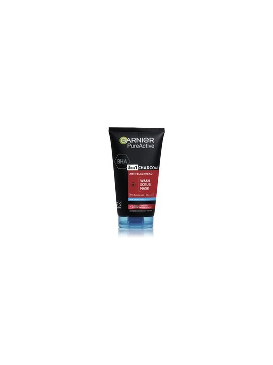 GARNIER 3in1 Black Pure Active Charcoal Anti-Blackhead 150ml