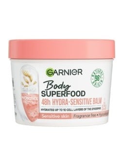 GARNIER Body Superfood 48h HydraSensitive Oat Milk Balm for Women 380ml