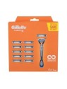 Set Gillette Fusion 5 con lame di ricambio per uomo