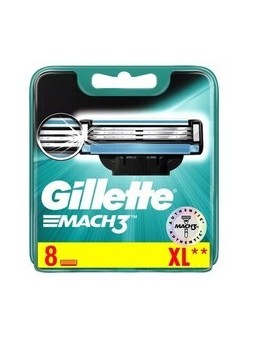 Gillette Mach3 Testine di ricambio uomo 12 unit