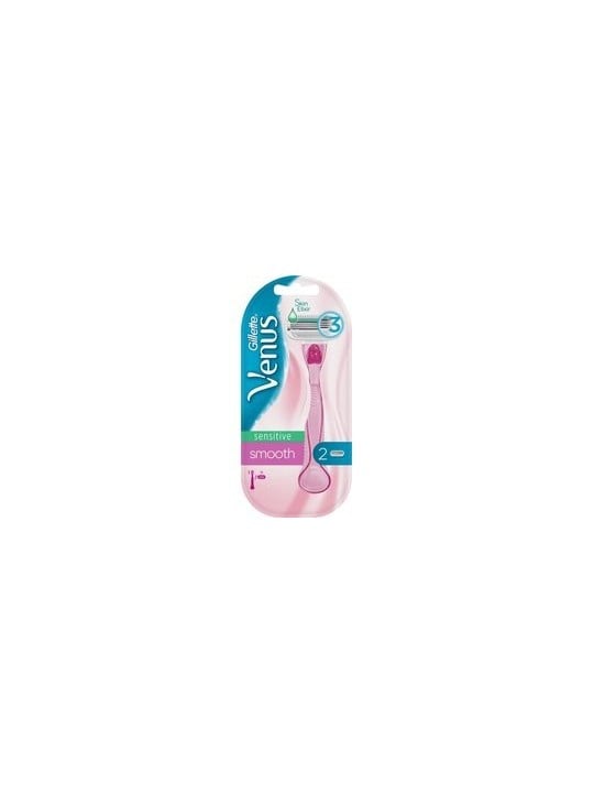 Gillette Venus Sensitive Smooth Women's Razor  2 Heads