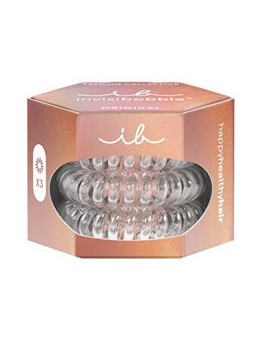 Invisibobble Original Premium Crystal Clear Fascia per capelli 3 pz donna