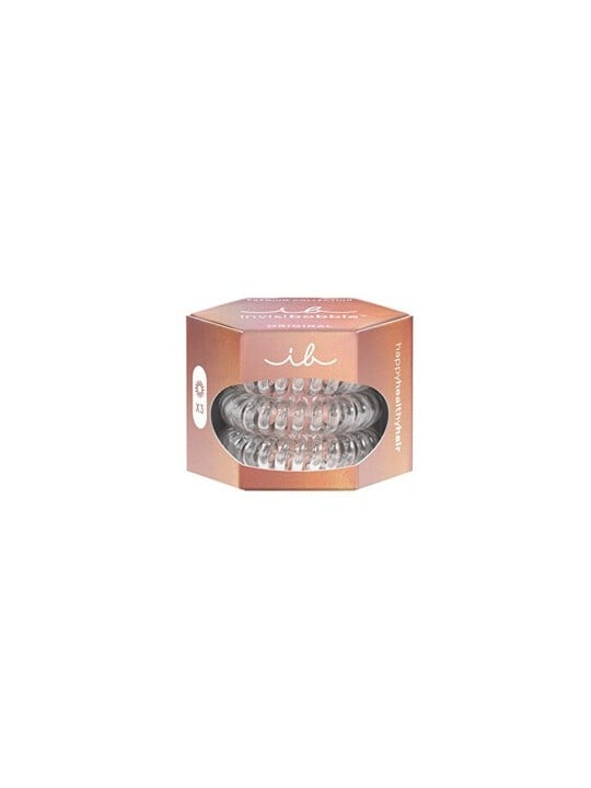 Invisibobble Original Premium Crystal Clear Fascia per capelli 3 pz donna