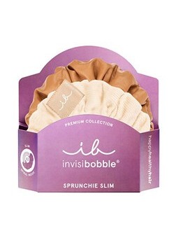 Fascia per capelli Invisibobble Sprunchie Slim Premium Creme de Caramel