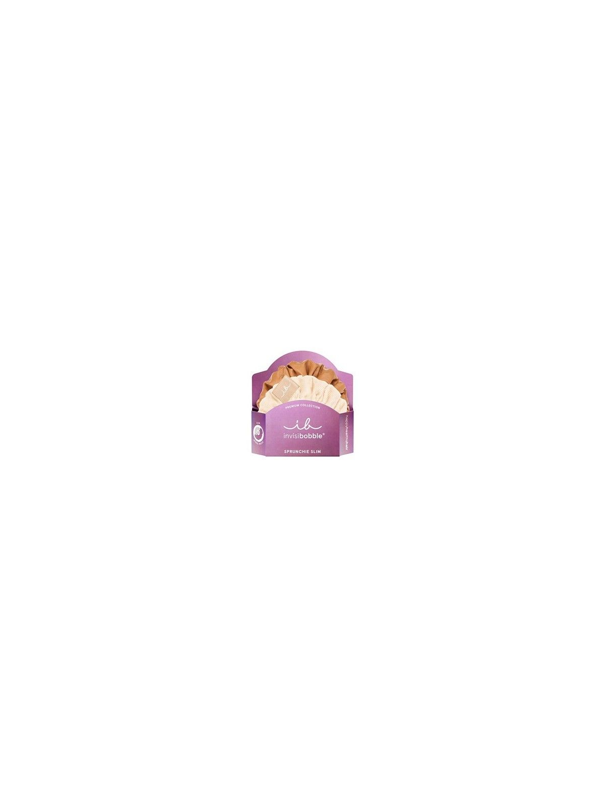 Fascia per capelli Invisibobble Sprunchie Slim Premium Creme de Caramel