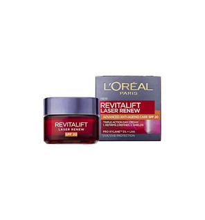 LOrï¿½ï¿½al Crema da giorno antirughe SPF 20 Revitalift Laser Renew cura antiet avanzata 50 ml donna